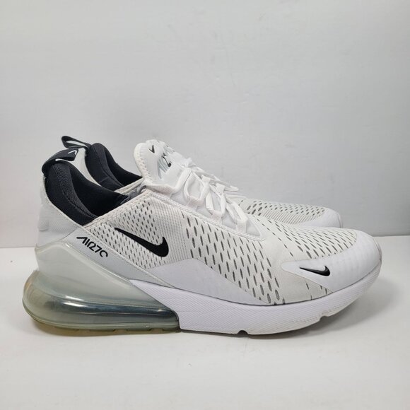 Nike Other - Nike Air Max 270 Men's White/Black Athletic Shoes AH8050-100 US Size 12